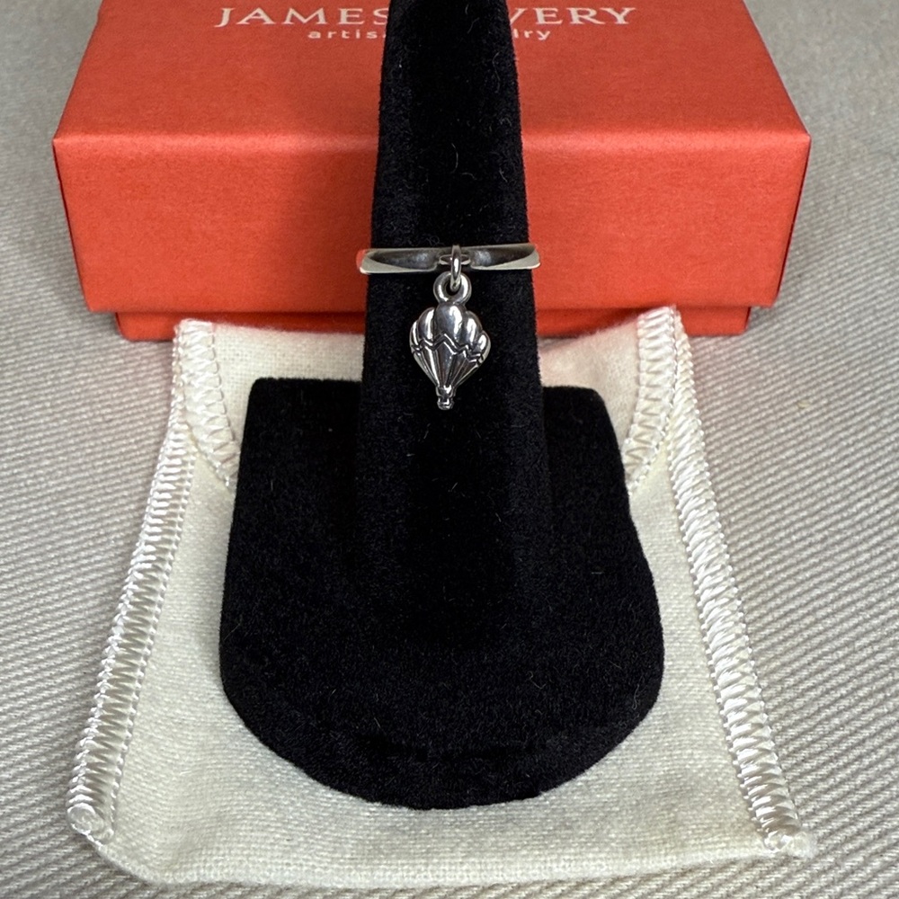 James Avery Hot Air Balloon Dangle Ring - Size 3.5